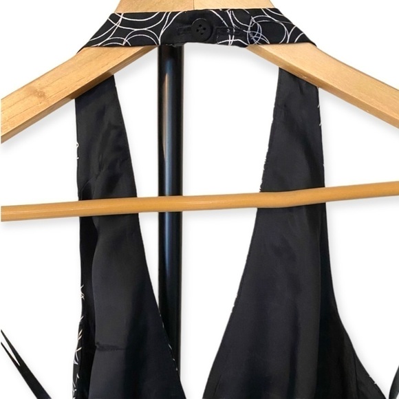 Laundry by Shelli Segal 100% Silk Halter Slip Dress, Bubble Print, Size 2 - Picture 12 of 14